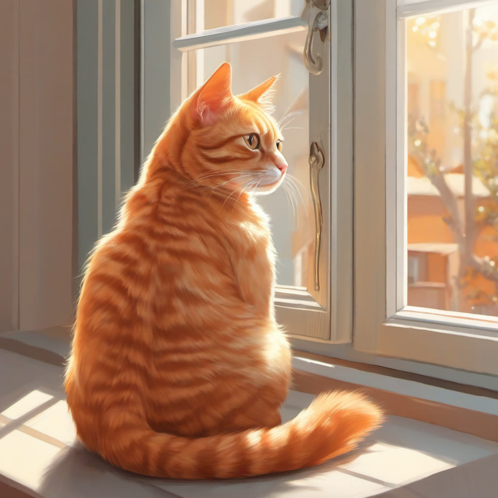 창가의 고양이